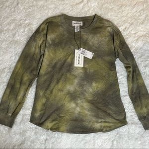 For The Republic Olive Tie Dye NWT